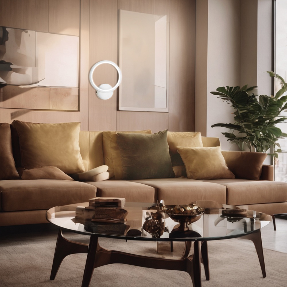 Бра Miorro LED Vesta 3000/6500K 1600 Лм металл/пластик 12 Вт белый 51-311-087