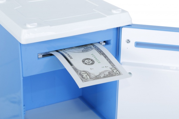 Сейф-скарбничка електронний дитячий класичний блакитний OTE0643207/blue