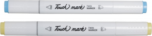 Набір двосторонніх маркерів Touch mark 60 кольорів різнокольоровий 