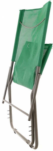 Кресло-шезлонг UBC Group раскладной светло-зеленый 52x107 см 