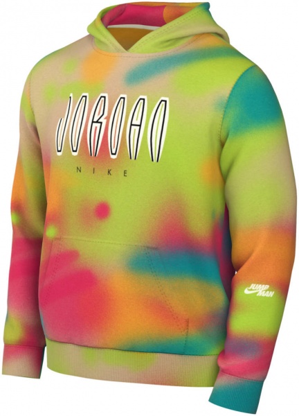 Джемпер Nike M J FLT MVP AOP FLC PO DV4587-252 р. 2XL різнокольоровий