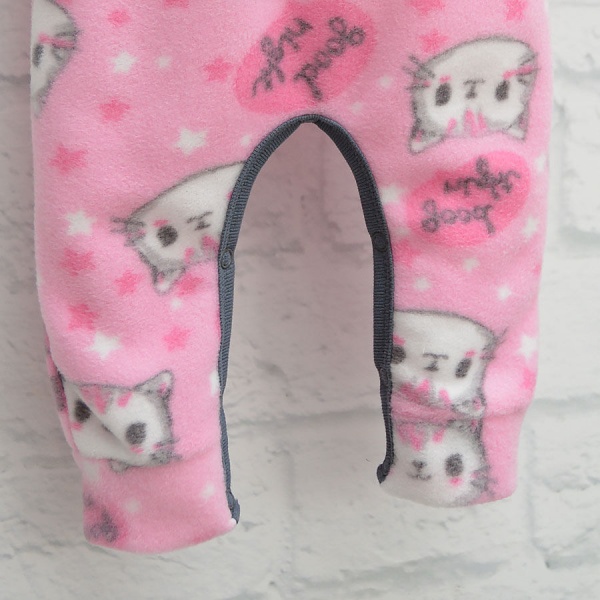 Ромпер-реглан для девочки Blanka Котики р.80 розовый 110140 