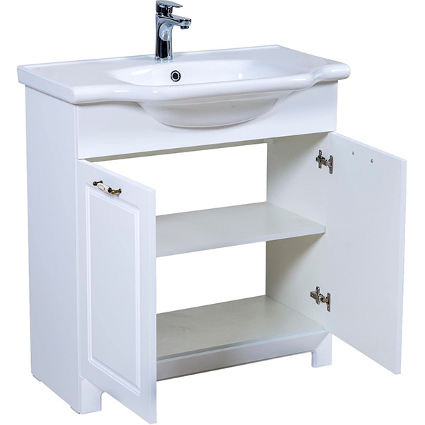 Тумба напольная Aqua Rodos Классик с умывальником New Klasik 80