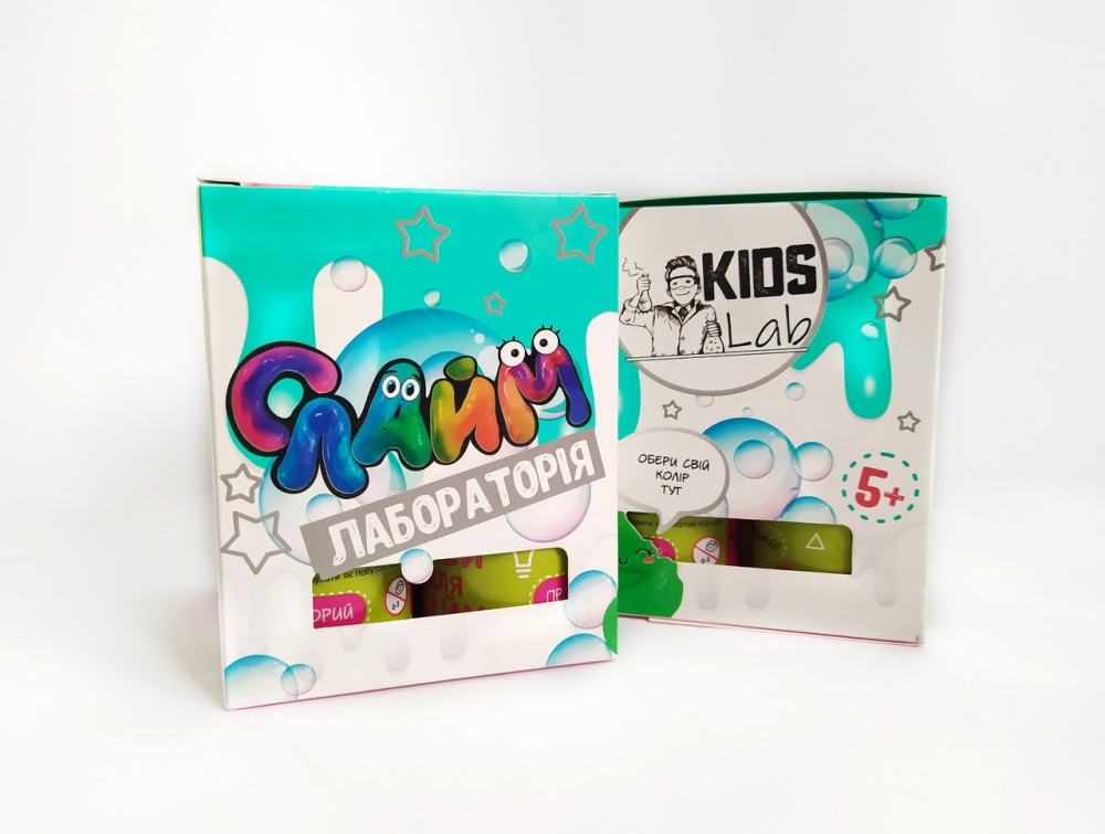 Слайм KIDS LAB Лаборатория №06 0216
