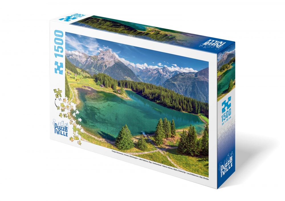 Пазл PUZZLEVILLE Озеро Валензее, Альпы, Швейцария 1500 элементов PZL1500_8