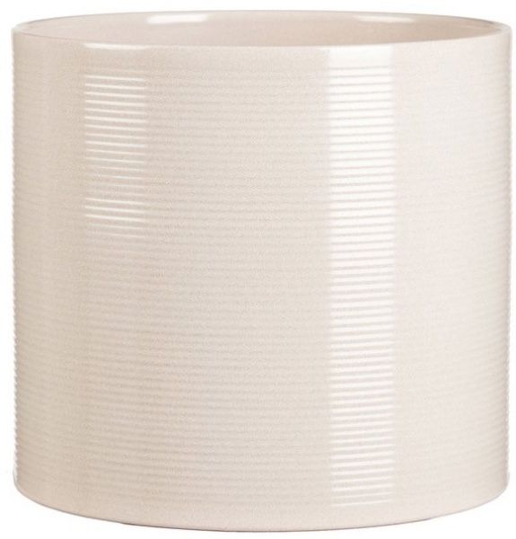 Кашпо керамическое Inspiration 828 круглый кремовый 