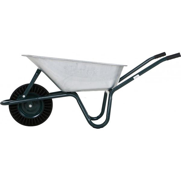 Тачка садовая Limex одноколесная 90/160 кг зеленая 44927