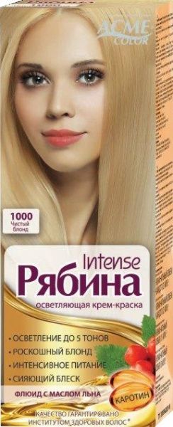 Крем-фарба для волосся Acme Color Горобина №1000 чистий блонд 133 мл