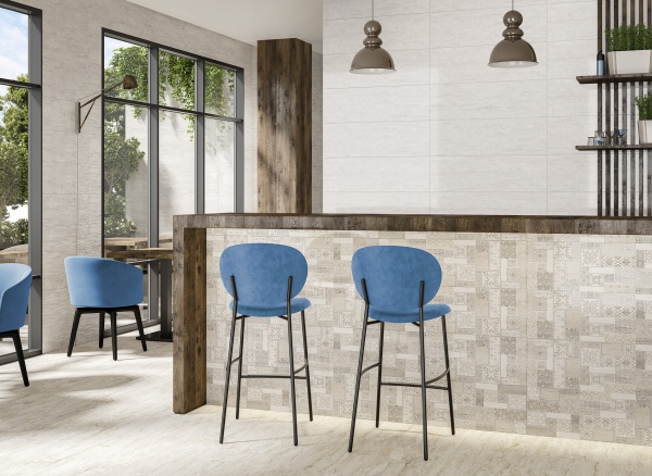 Плитка InterCerama Atrium серый светлый 2580 186 071 25х80 