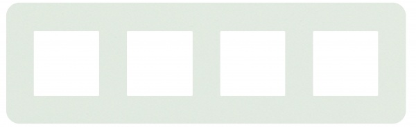 Рамка четырехместная Efapel Latina белый матовый 42940 TBM