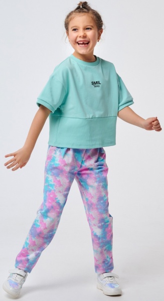 Штаны для девочек Smil Рисунок 115516 р.122 разноцветный 