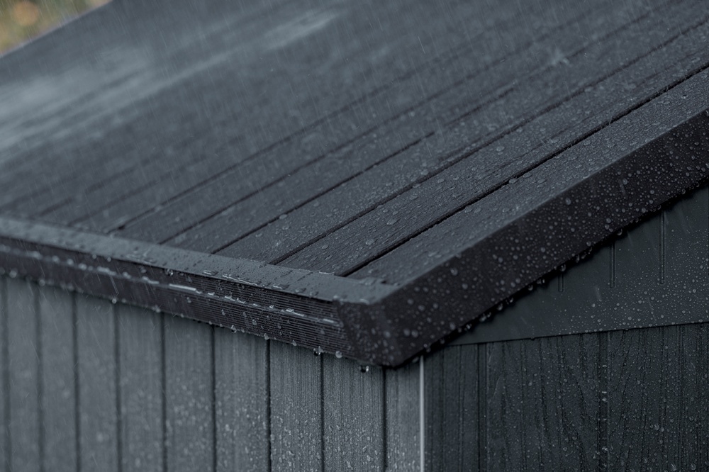 Дом садовый Keter DARWIN 126x185x205 см серый