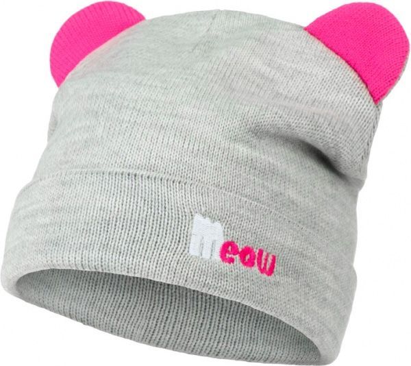 Шапка ESLI р.50-52 серый с розовым 17С-94СП 