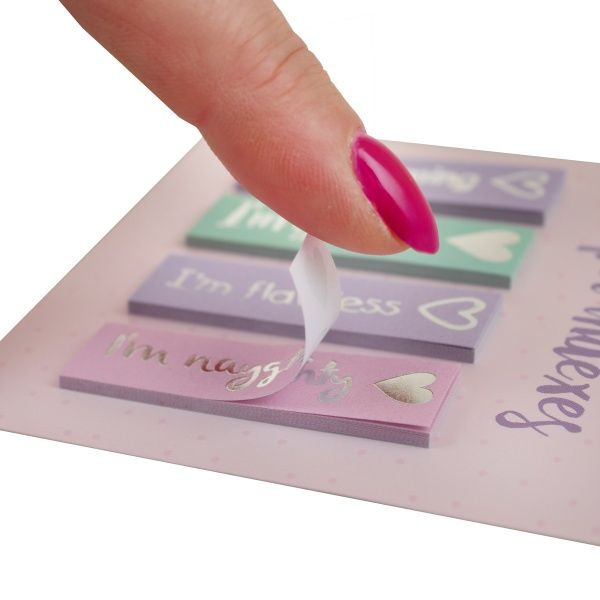 Стикеры с фольгой Phrases 59х15 мм 80 шт. (4х20) YES