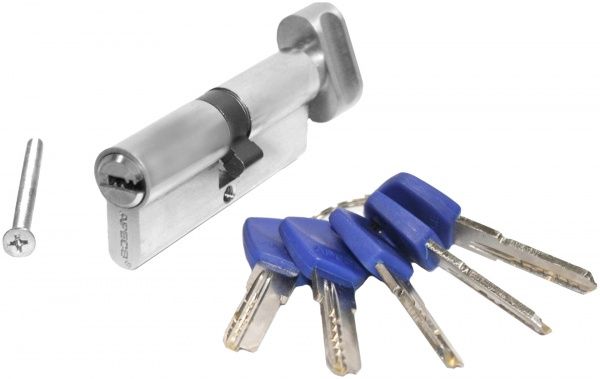 Цилиндр Apecs EM-70-C-NI (CIS) 35x35 ключ-вороток 70 мм хром