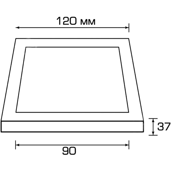 Светильник точечный Hopfen PA-S LED 13 Вт 4500 К белый 