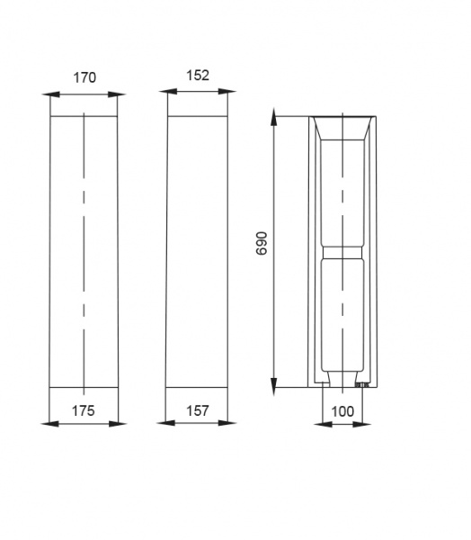Пьедестал для умывальника Kolo Status 2370000UA