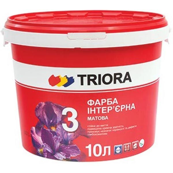 Фарба Triora Інтер’єрна матова TR 1 л