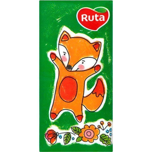 Носовые платочки кармашки Ruta Детские без аромата 10 шт.