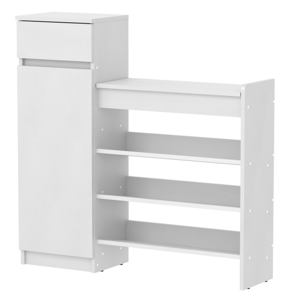 Тумба для обуви Компанит ТО-16 280x1000x1000 мм / нимфея альба 