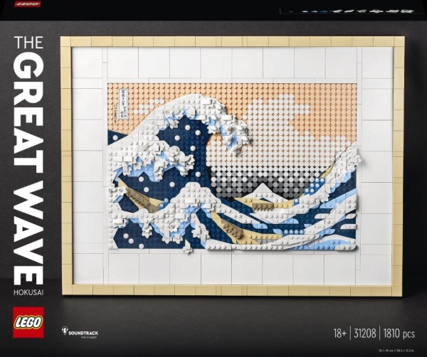 Конструктор LEGO Art Хокусай «Велика хвиля» 31208