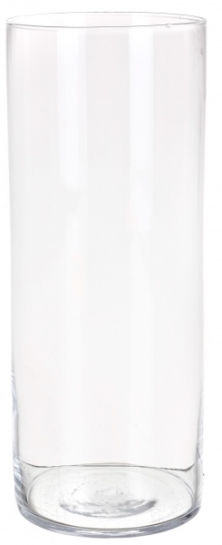 Ваза скляна Wrzesniak Glassworks Туба 14х35 см 17-995C 35 см прозорий 