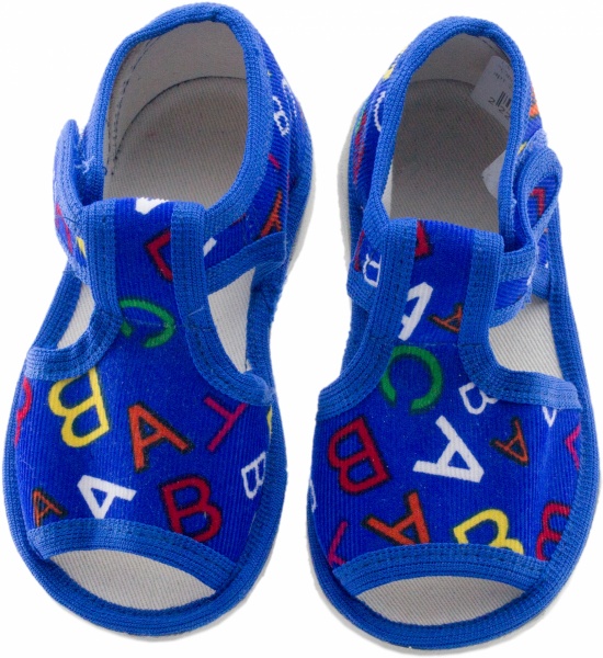 Тапочки для мальчиков Экотапок Сандалик летний синие 1075 р.23