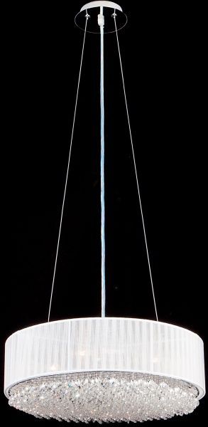 Люстра підвісна Strotskis Elegance 4x60 Вт E14 хром/білий 10071/4 