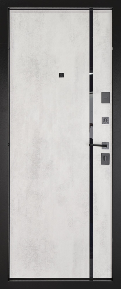 Дверь входная Abwehr MG3 (535+535) 086 Л (БТантр + БС) NEW бетон антрацит / оксид 2050x860 мм левая