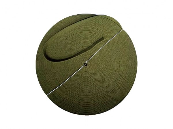 Лента хлопчатобумажная однослойная 45 мм хаки