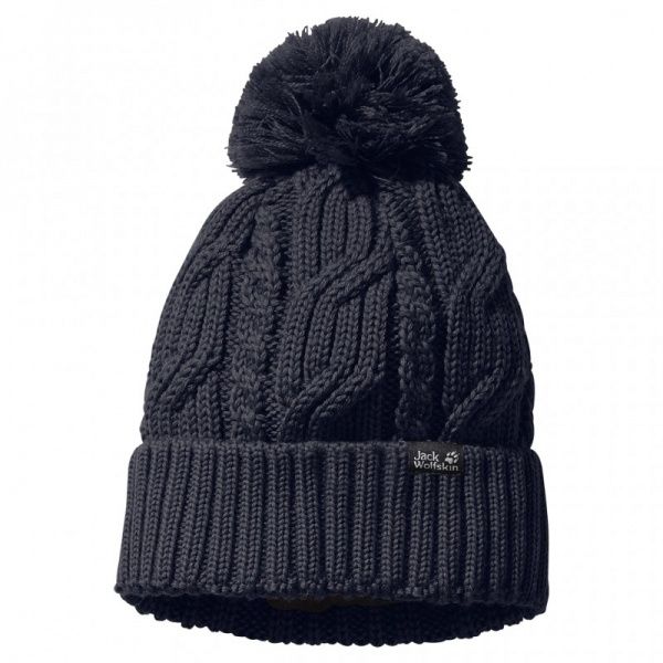 Шапка Jack Wolfskin STORMLOCK POMPOM BEANIE 1905091-1010 OS синій