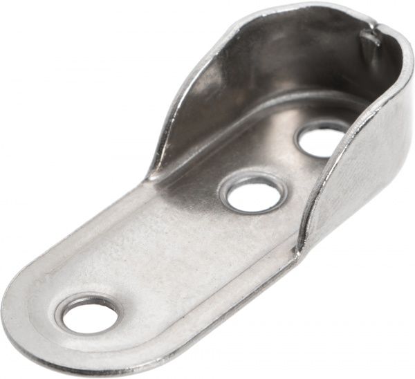 Тримач овальної труби DC хром