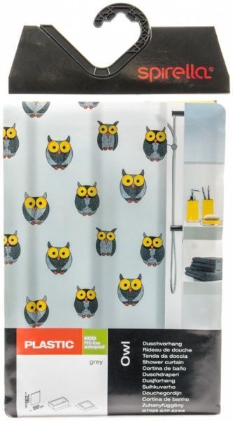 Шторка для ванной Spirella OWL 10.16132