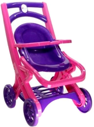 Тележка-каталка Долоні для ляльок люлька бежевий/червоний