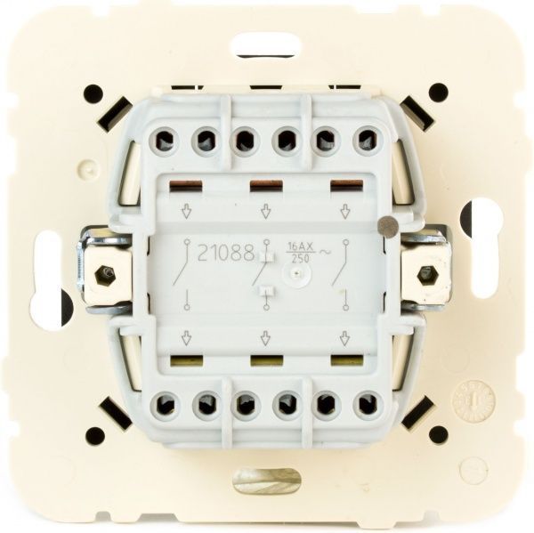 Выключатель трехклавишный Efapel Logus без подсветки 10 А 250В IP20 графит 21088 TIS