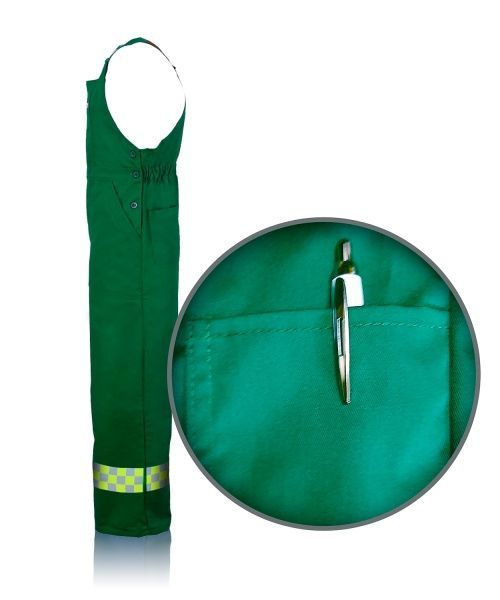 Полукомбинезон рабочий Торнадо Сервис 2 с/о. р. 52-54 рост 5-6 01051-01н-52-5 зеленый