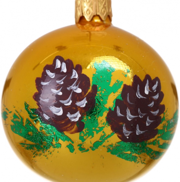 Шар новогодний мульти d 60 мм в ассортименте