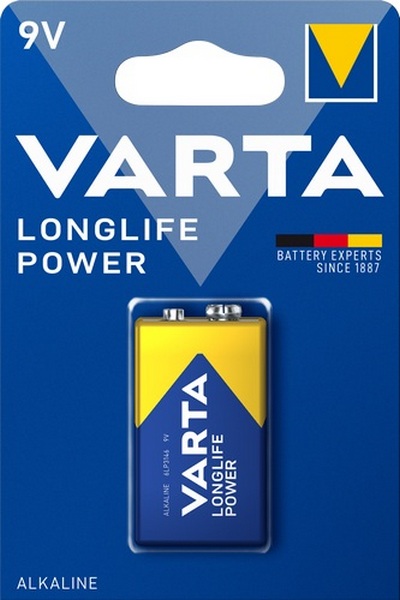 Батарейка Varta Longlife Power 6LR61 1 шт. (254552) 