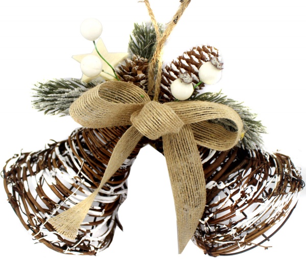 Декорація новорічна Meizhou Huafu Trading Дзвіночки 17,5 см W01-1307/100