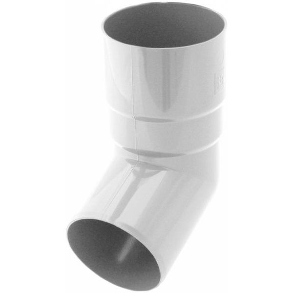 Коліно труби Bryza 90 мм білий 