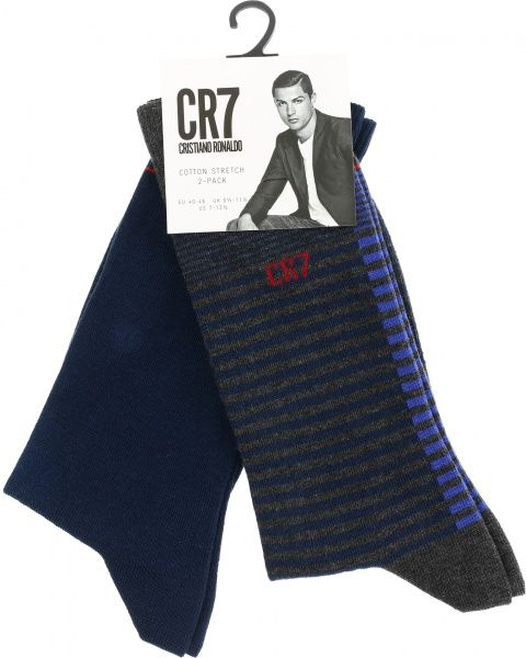 Носки CR7 8272-80-116 2 пары синий р.40-46