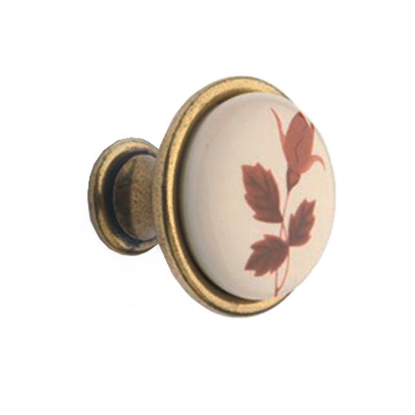 Меблева ручка DG 192 AB/MLK на один отвір мм латунь DC