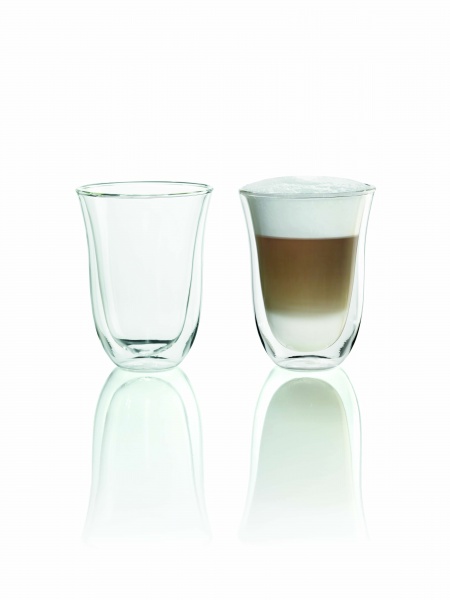 Набор стаканов для латте Delonghi Latte Macchiato 220 мл 2 шт. 
