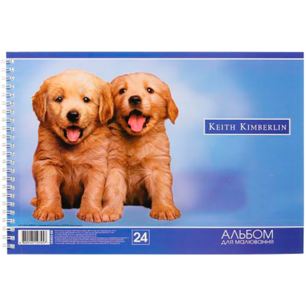 Альбом для рисования 24 листа спираль 30303-КК Тікі