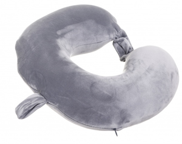 Подушка дорожная Auto Assistance ортопедическая AP-DG01 темно-серая 