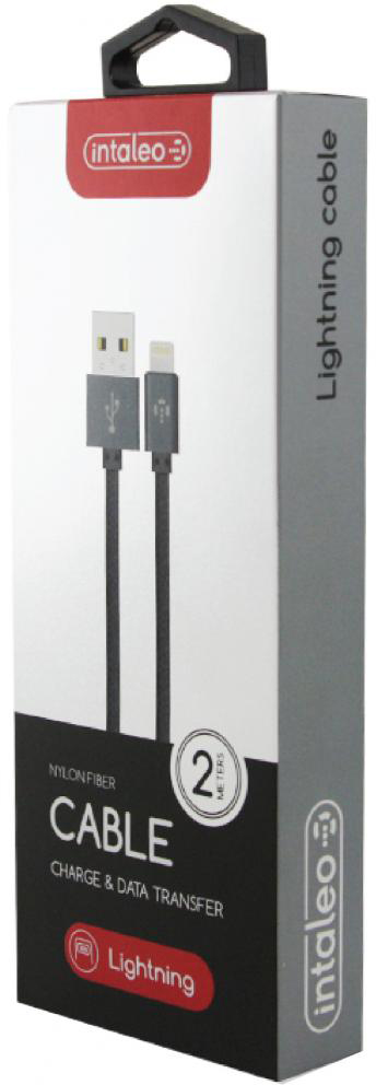 Кабель Intaleo CBGNYL2 Lightning 2 м сірий (1283126477669)
