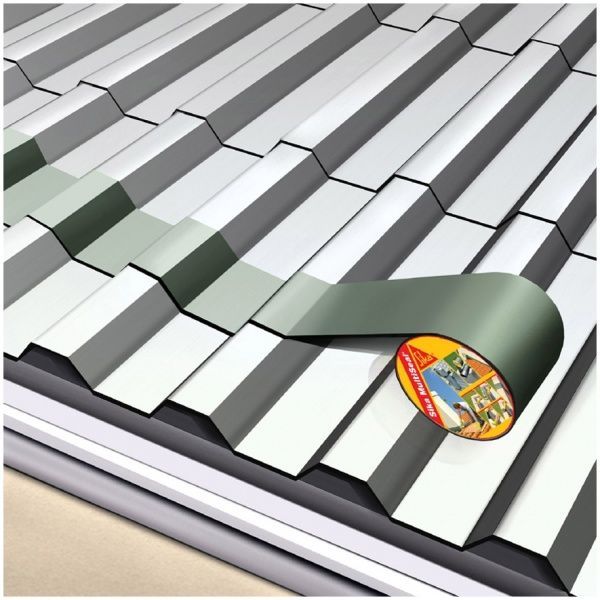 Покрівельно-ущільнююча стрічка Sika MultiSeal 100 мм x 10 м сіра