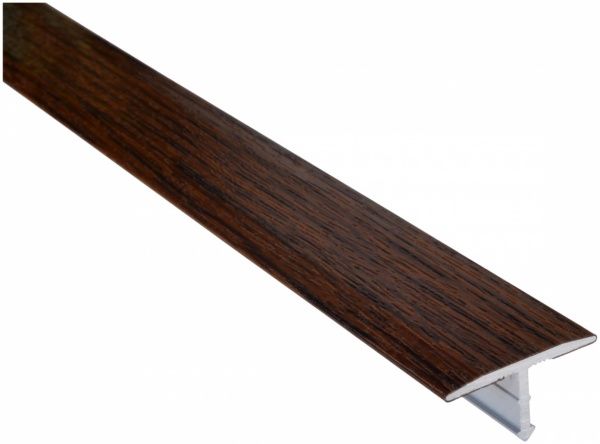 Порожек алюминиевый Mada 20x1250 мм дуб темный 