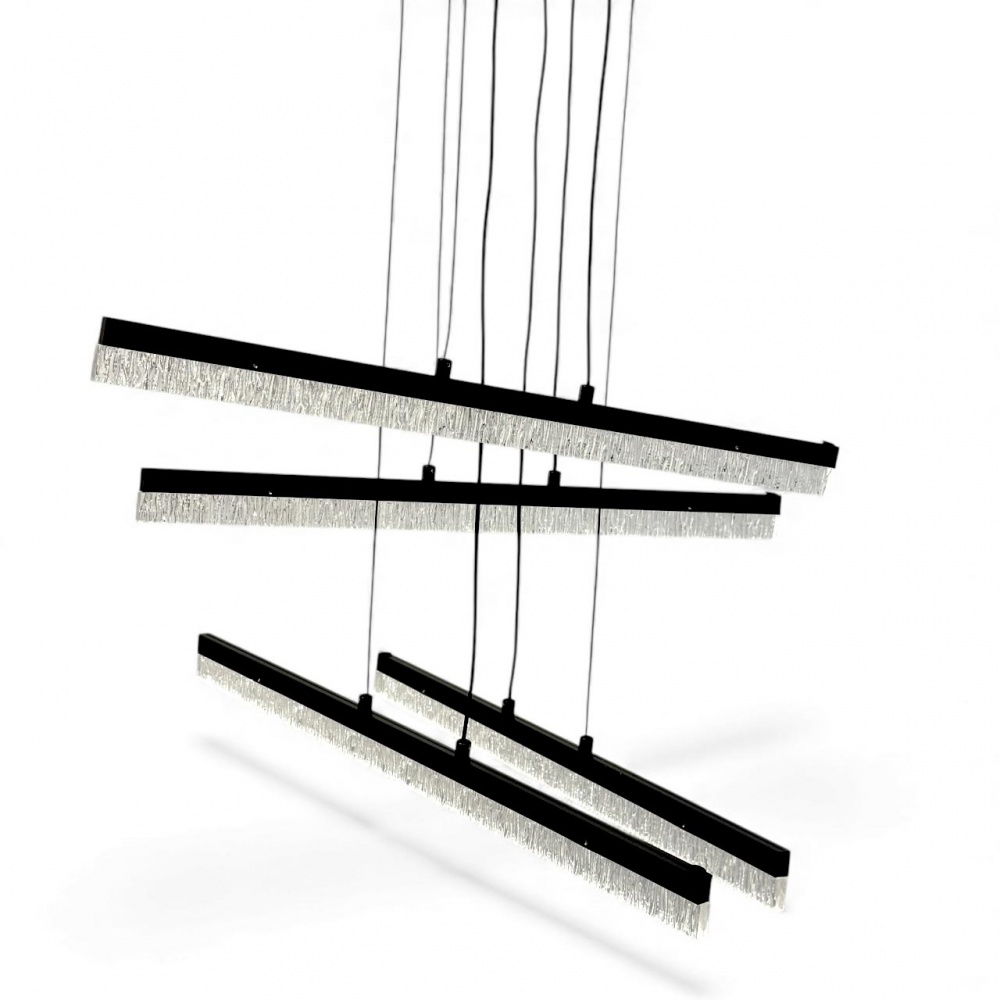 Люстра підвісна LIGHT SET GRIM PL-S 4 чорний