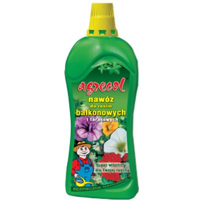 Удобрение Agrecol для цветущих растений на балконах 1 л